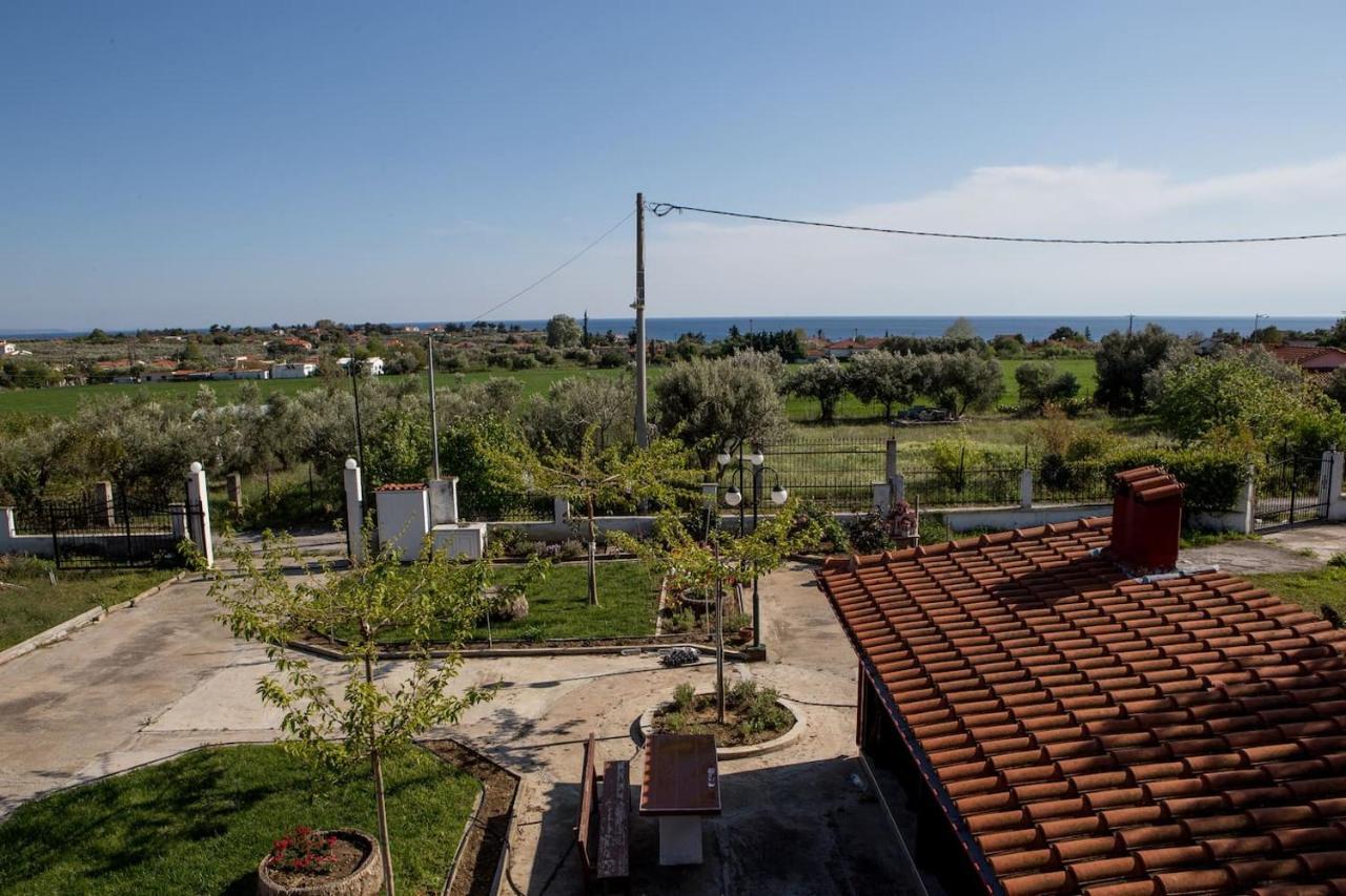 Sunset Villa Sozopoli Bagian luar foto